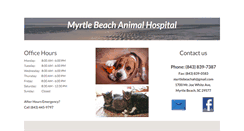 Desktop Screenshot of myrtlebeachanimalhospital.com